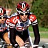 Frank Schleck leads the CSC-train during the second stage of Tour Mditranen 2005